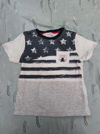 T-shirt étoile T.24 mois