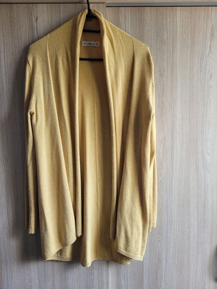 Gilet long taille 38 Zara - photo numéro 2