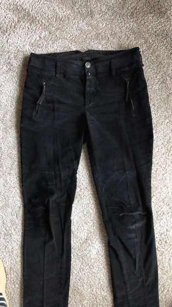 Pantalon velours noir one step 42