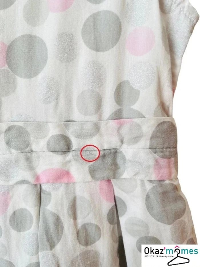 Jolie robe d’été à pois - Grain de blé 6 mois (68cm) - photo numéro 2