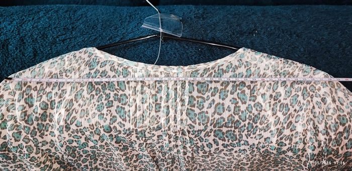 Ensemble jupe et blouse motif Léopard bleu Damart - photo numéro 9