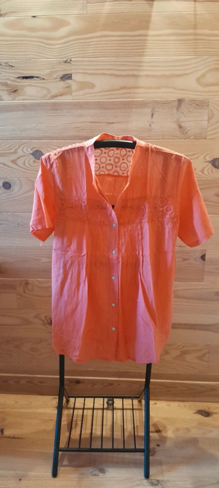Chemise XXL sur étiquette