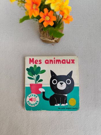 Livre sonore Mes animaux Gallimard