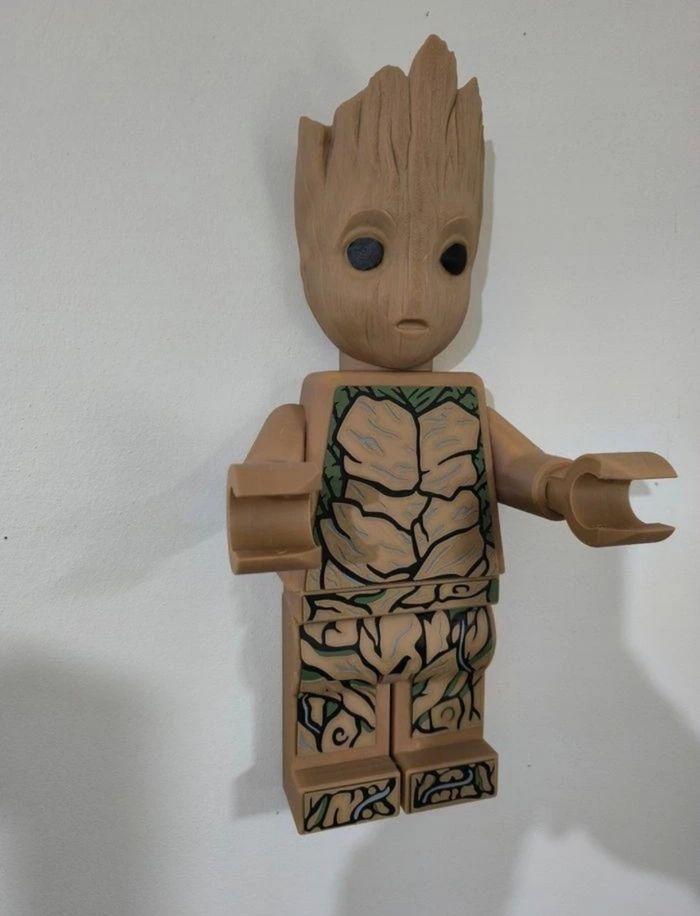 Dévidoir papier toilette style Lego groot - photo numéro 2