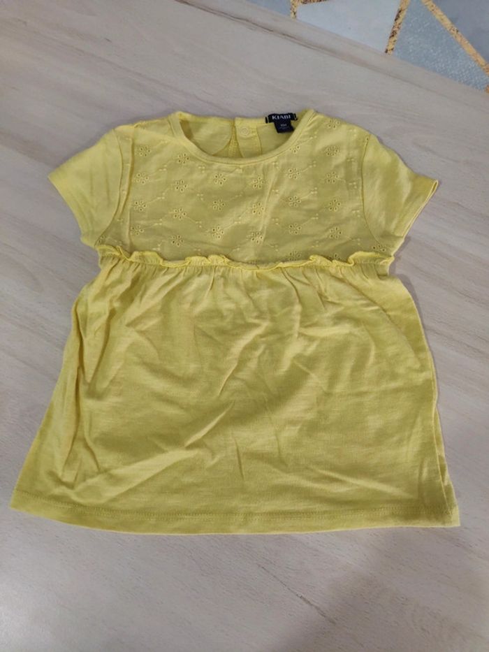 T shirt jaune Kiabi 18 mois