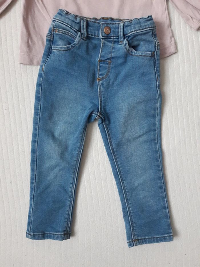 Tenue haut manches longues et jean 18 mois - photo numéro 5