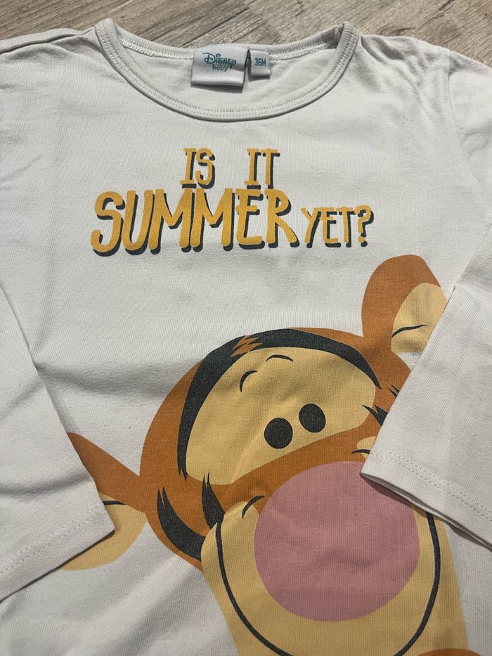 Teeshirt manches longues Disney taille 36 mois - photo numéro 2
