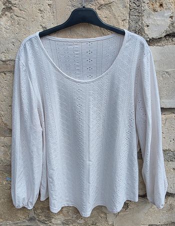 Chemise broderie blanche