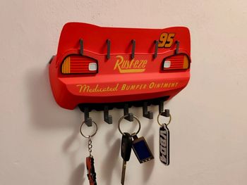 Porte-clés mural Flash McQueen – Cars