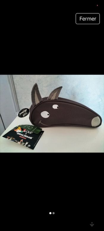 Trousse enfant loup