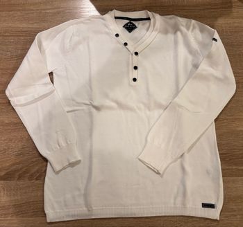 Pull Blanc du Nil blanc cassé – taille XS – neuf sans étiquette