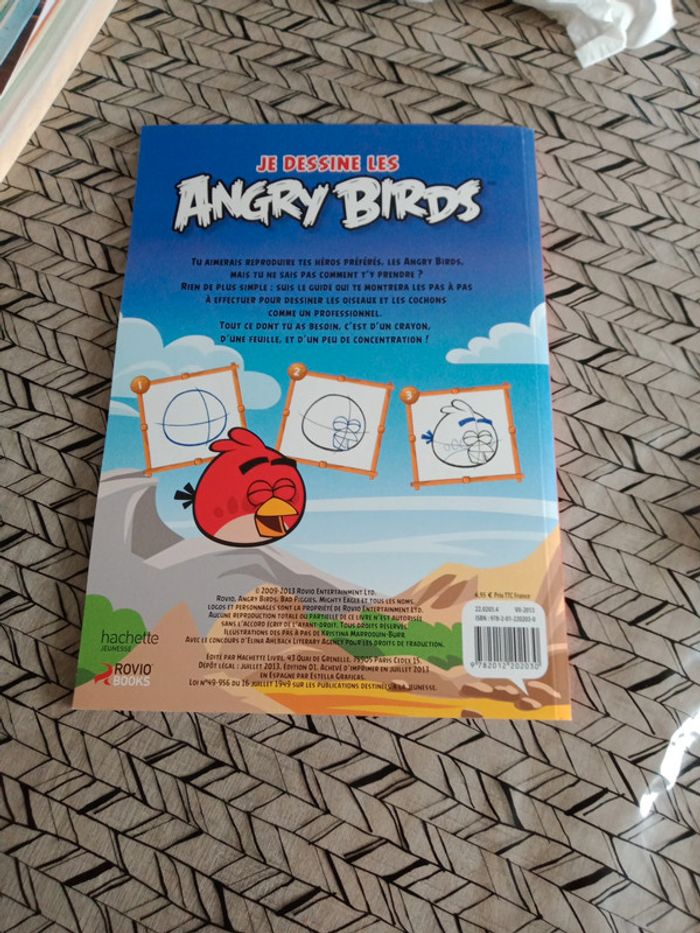 Livre je dessine les angry birds neuf - photo numéro 2