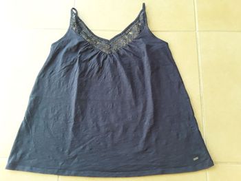 Débardeur large marine femme CREEKS 40 TBE