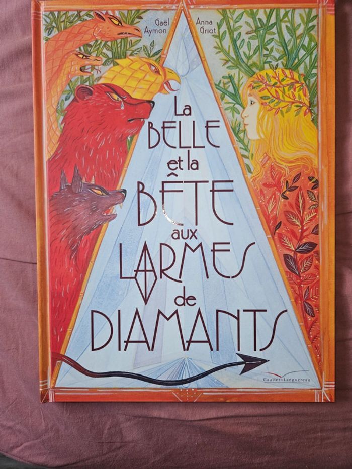 Livre La belle et la bête aux larmes de diamants