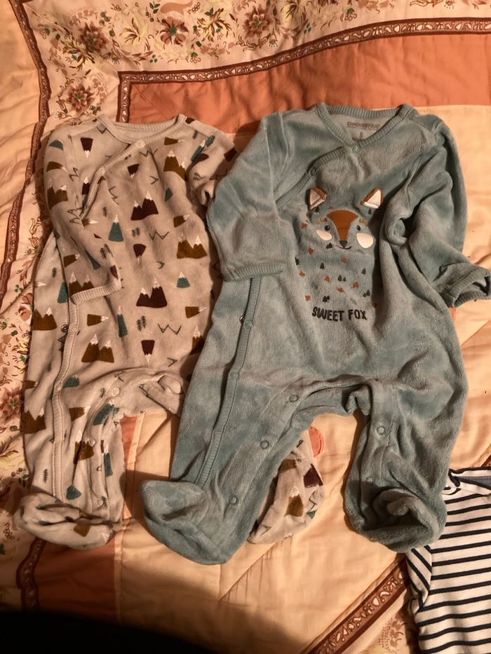 Lots grenouillère motifs