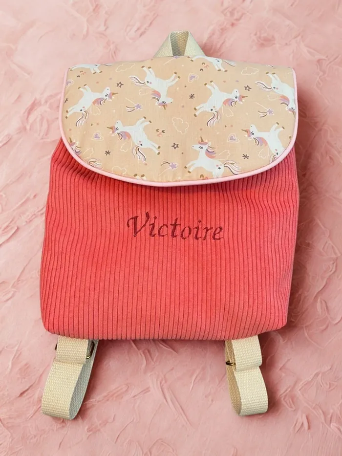 Sac à dos maternelle brodé