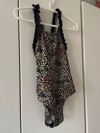 Maillot de bain 3 ans Zara noir fleurs