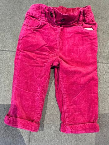 Pantalon velours 6 mois