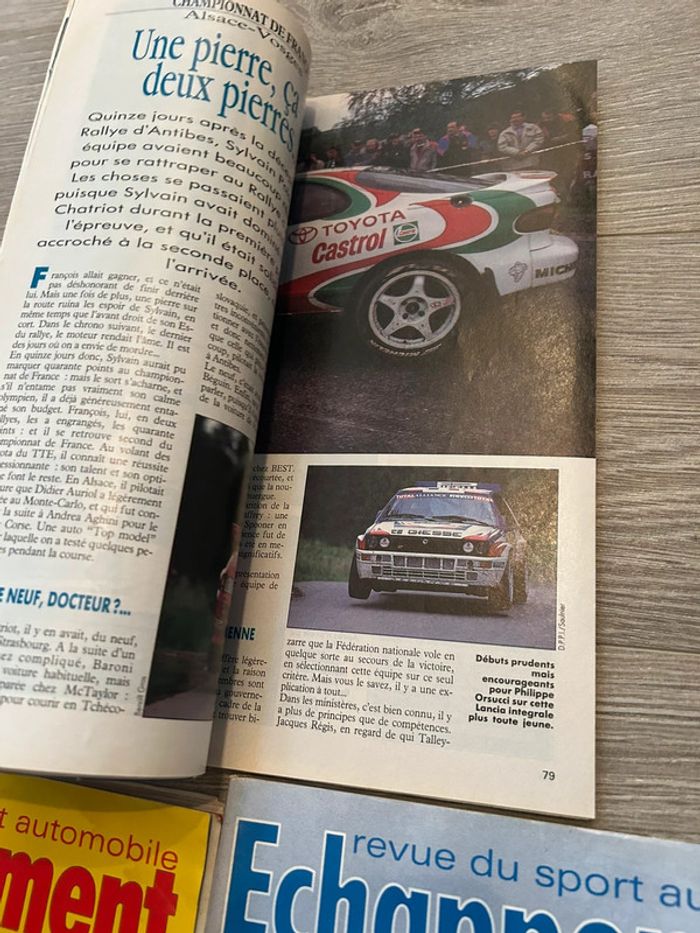 Lot 3 magazine Vintage Échappement Ancien - photo numéro 14