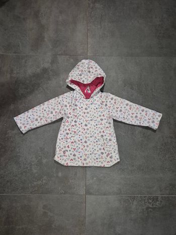 Imperméable à fleurs 24 mois