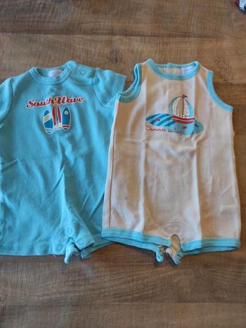 Lot de 2 combinaisons été plage