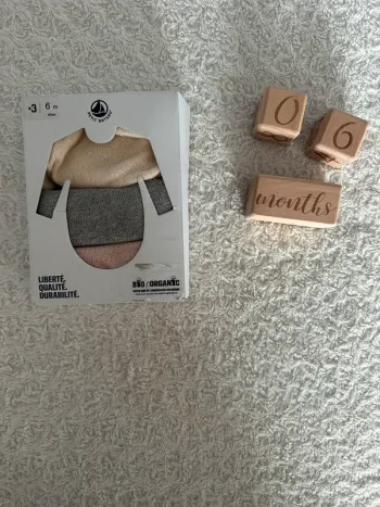 Lot 3 bodies manches longues petit bateau