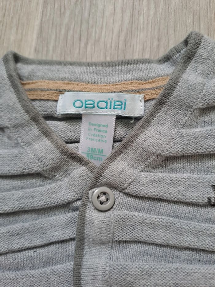 Gilet gris 3M Obaidi - TBE - photo numéro 2