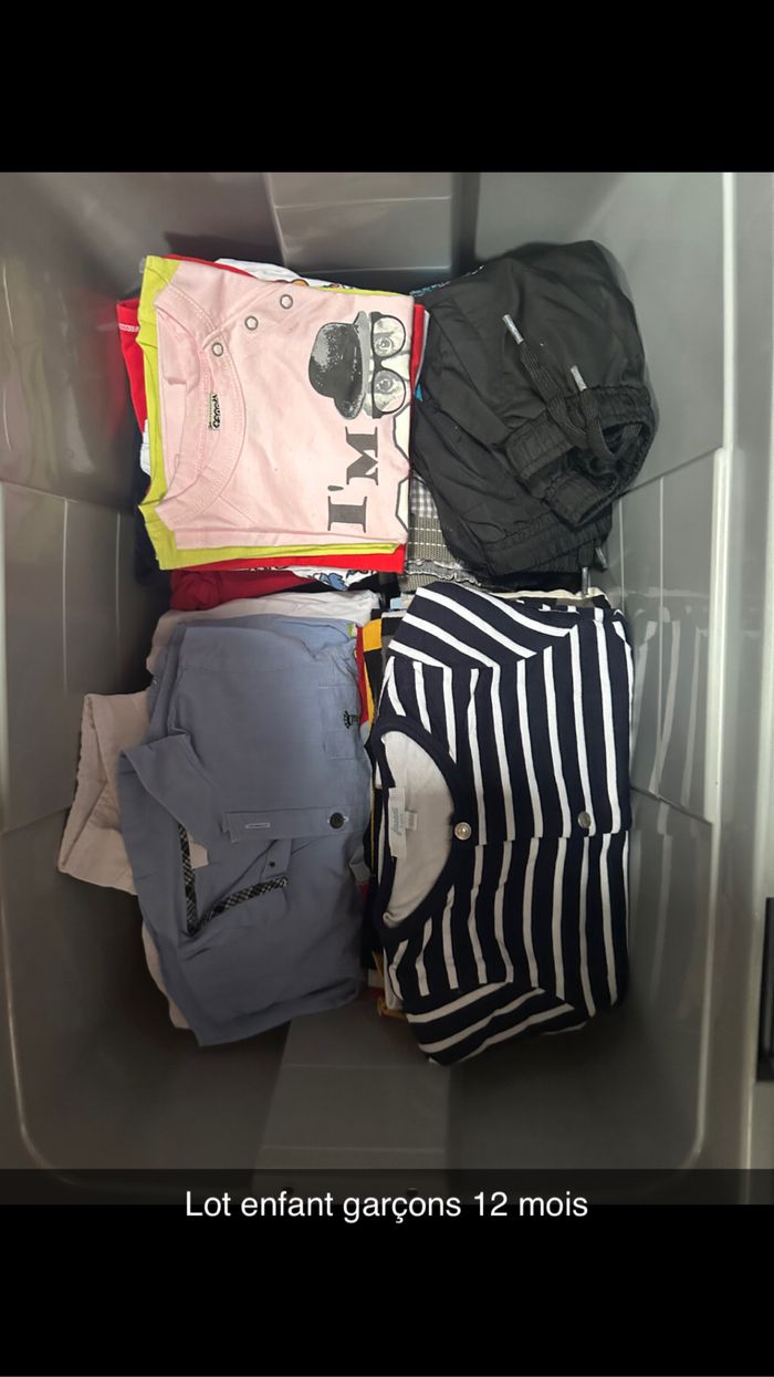 Lot habits enfant garçons 12 mois