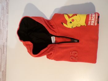 Sweat à capuche - Pokémon - Pikachu - Taille 7/8 ans (C6)