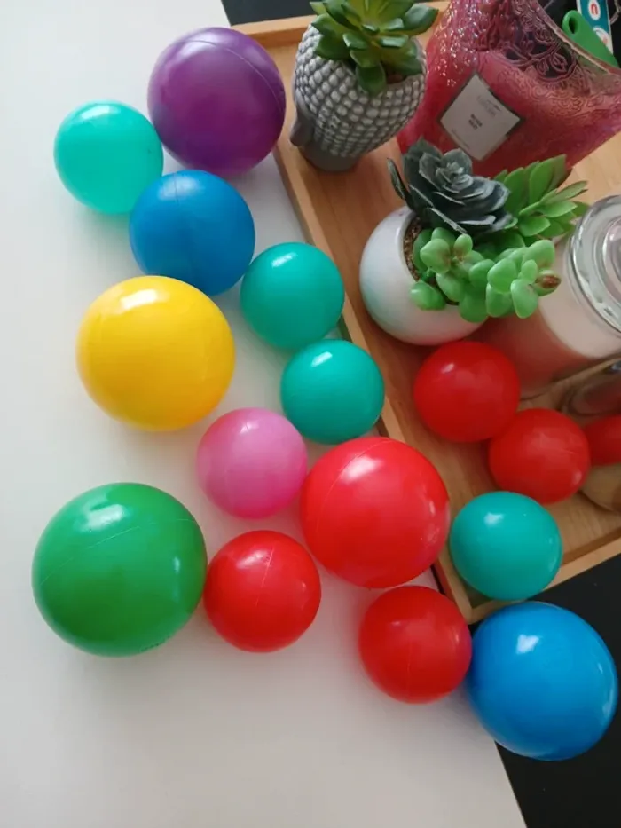 Lot balles multicolores 🌿🎁