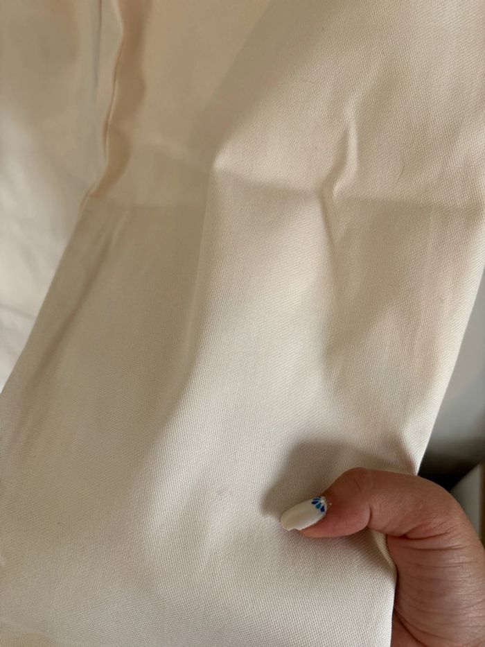 Pantalon habillé couleur crème Zara taille 40 - photo numéro 7