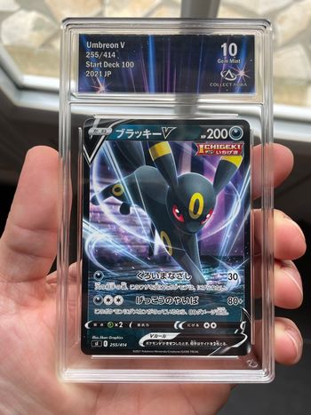 Pokémon carte gradée Noctali V CA 10
