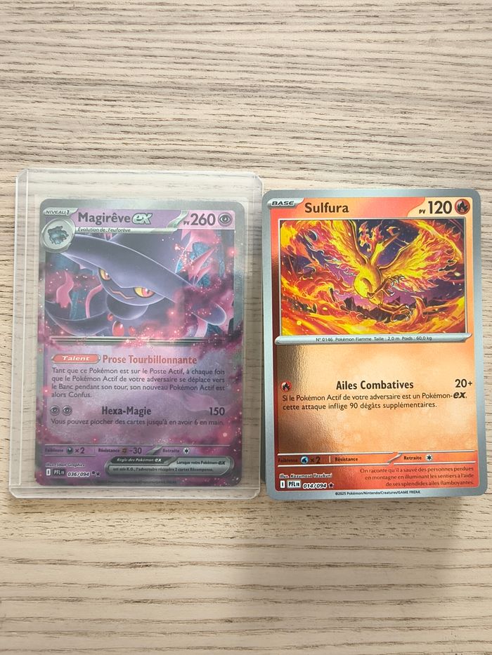 Lot cartes Pokémon - Magirêve ex