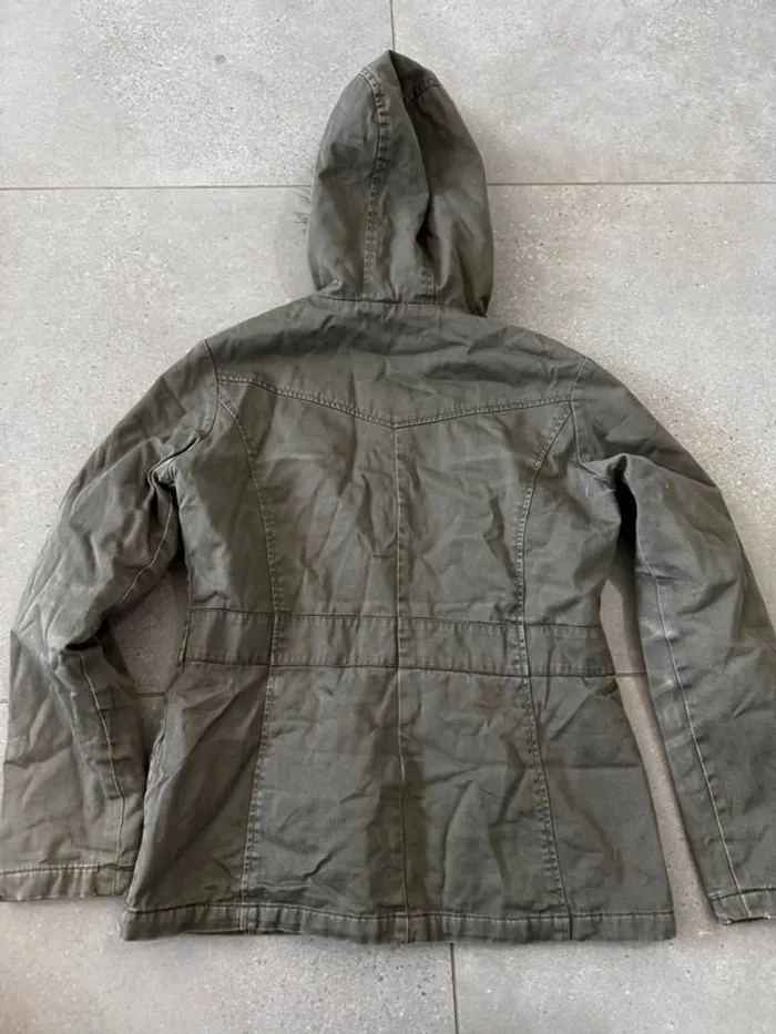 Manteau vert MiM, taille 40, bon état - photo numéro 4