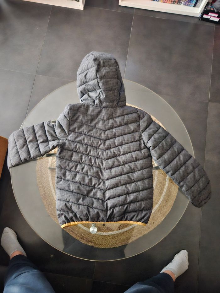 Doudoune grise garcon 10 ans - photo numéro 3
