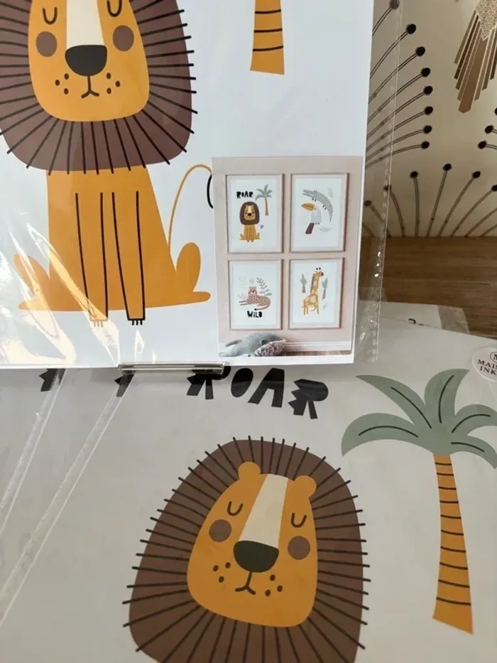 Affiches Wild Jungle pour chambre enfant - photo numéro 2