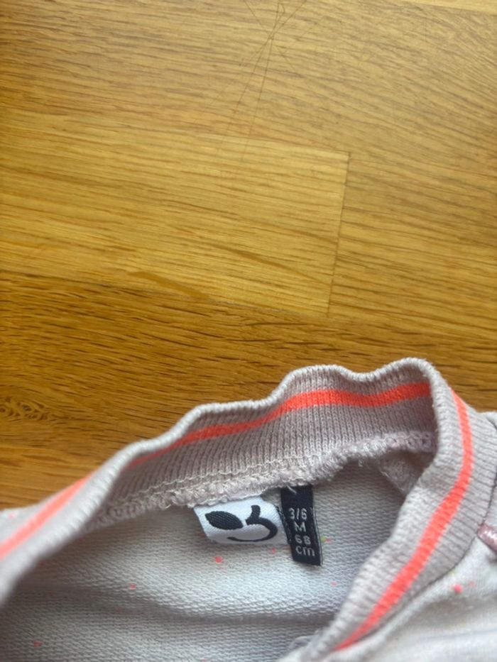 Gilet 3 pommes 6 mois fille - photo numéro 2