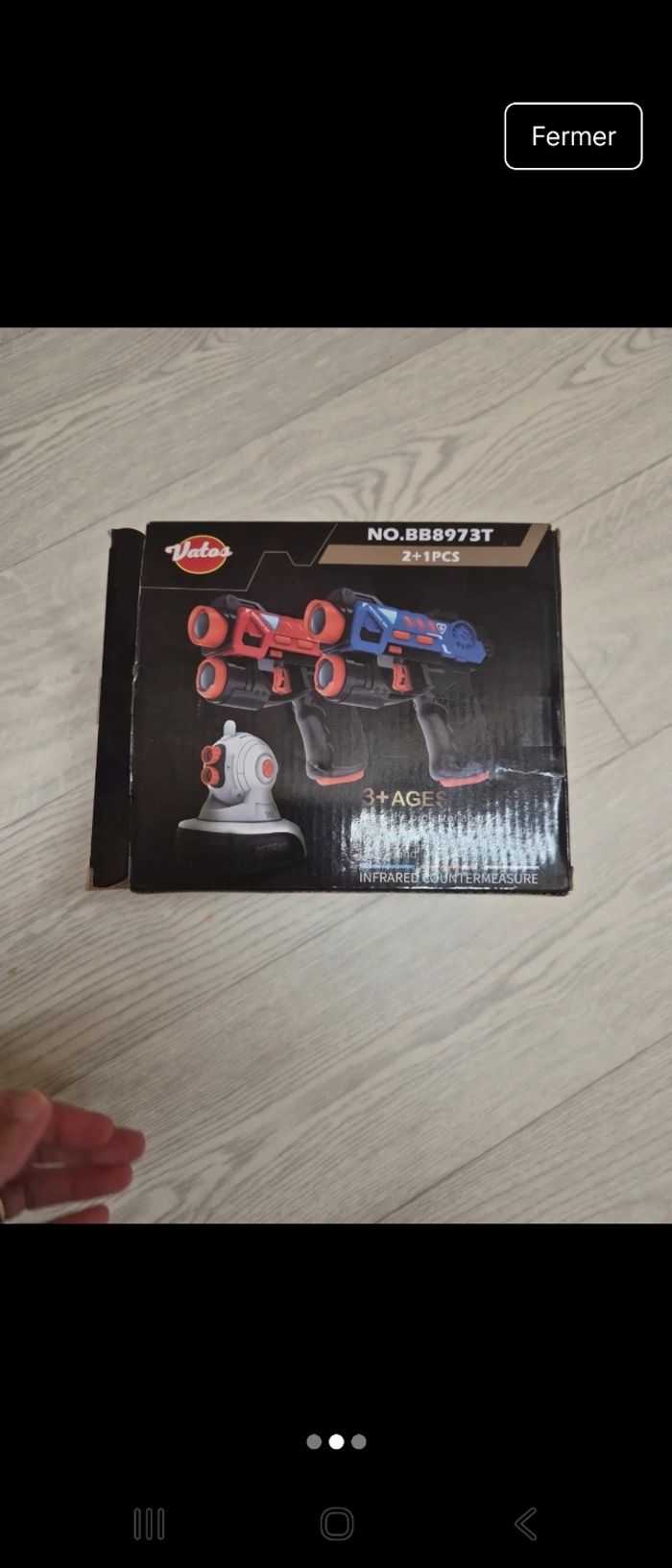 Pistolet laser avec projecteur - photo numéro 2