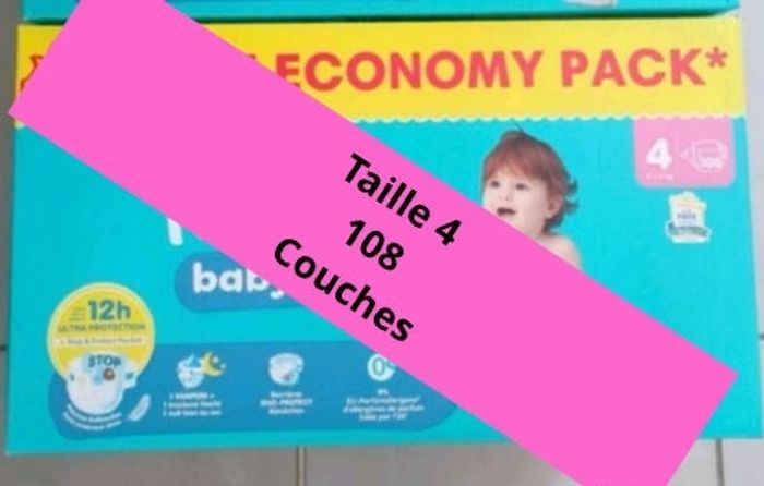 Pampers taille 4