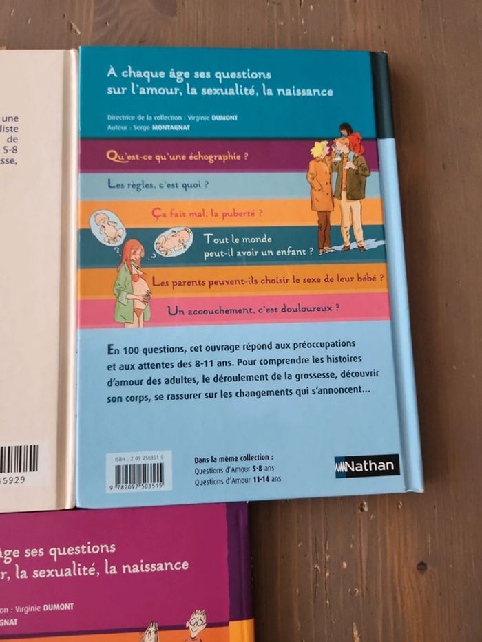 Lot de 3 livres Questions d'amour - photo numéro 4