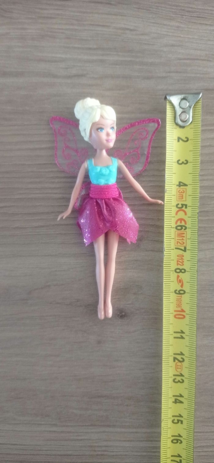 Lot de 03 figurines, poupée barbie, fée, la fée des dents, Mattel, BEG - photo numéro 7