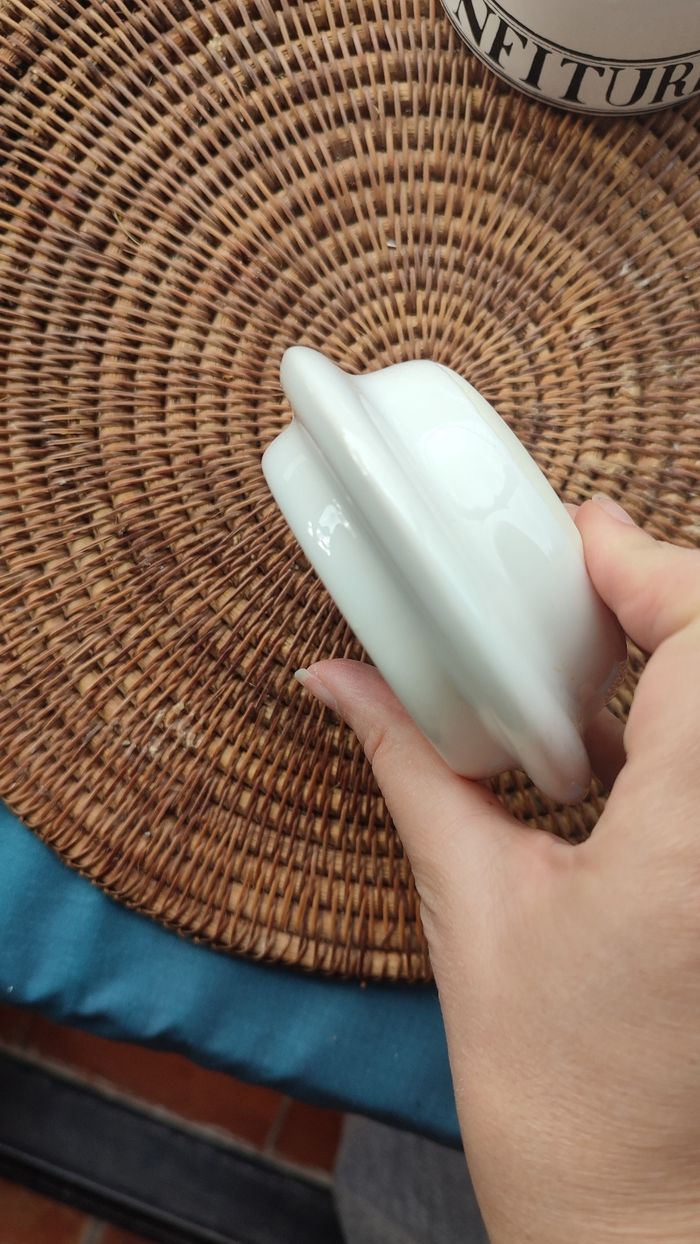 Pot de confiture faïence de Biot peinte à la main - photo numéro 5