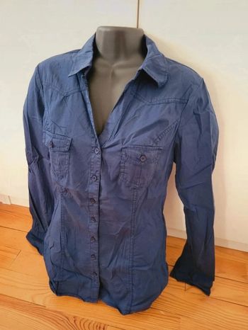 Chemisier bleu blouse chemise
Jennyfer taille S 36