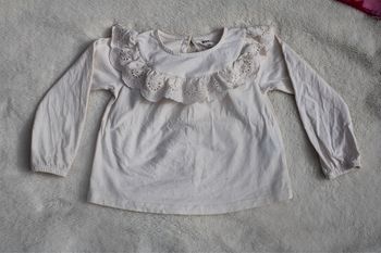 T-shirt manches longues écru 