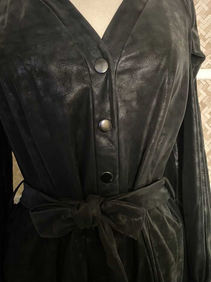 Robe Cuir Synthétique Promod Taille 42 - photo numéro 3