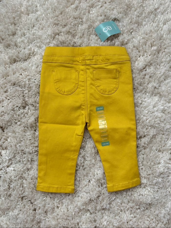 Pantalon bébé fille jaune - photo numéro 2