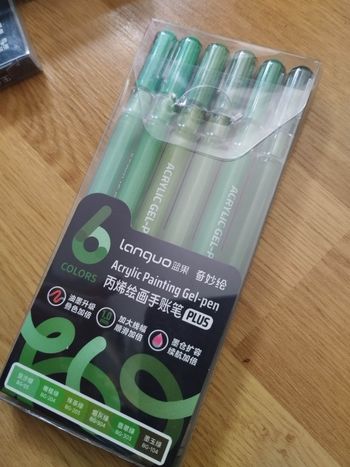 Pack  stylos gel Languo plus  x6