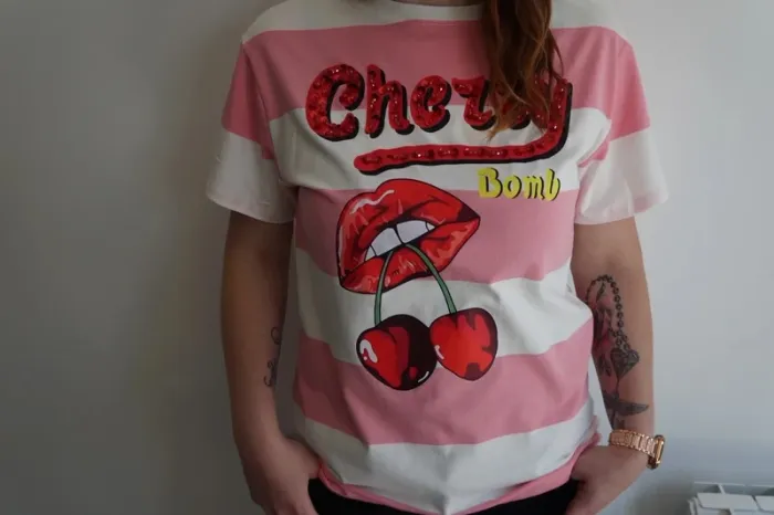 T shirt cherry - photo numéro 2