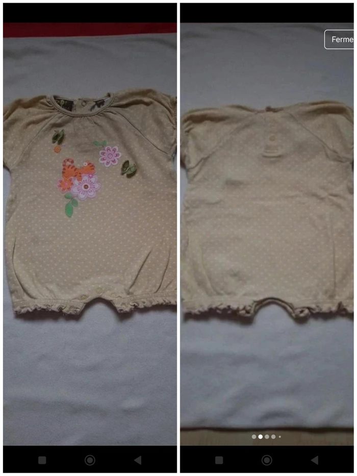 lot barboteuses filles taille 6 mois - photo numéro 4