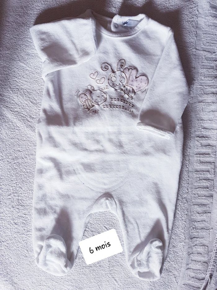 Pyjama velour kitchoun 6 mois